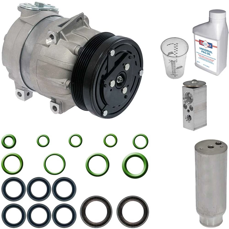 Compresor de CA Omega para Saturn LS LS1 LW1 L100 L200 LW200 con kit de reparación de aire acondicionado CSW Foto 1 de 1