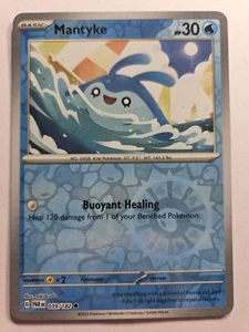 Mantyke - 039/182 PAR SV04: Paradox Rift Common Reverse Holo NM Pokemon TCG - Picture 1 of 2