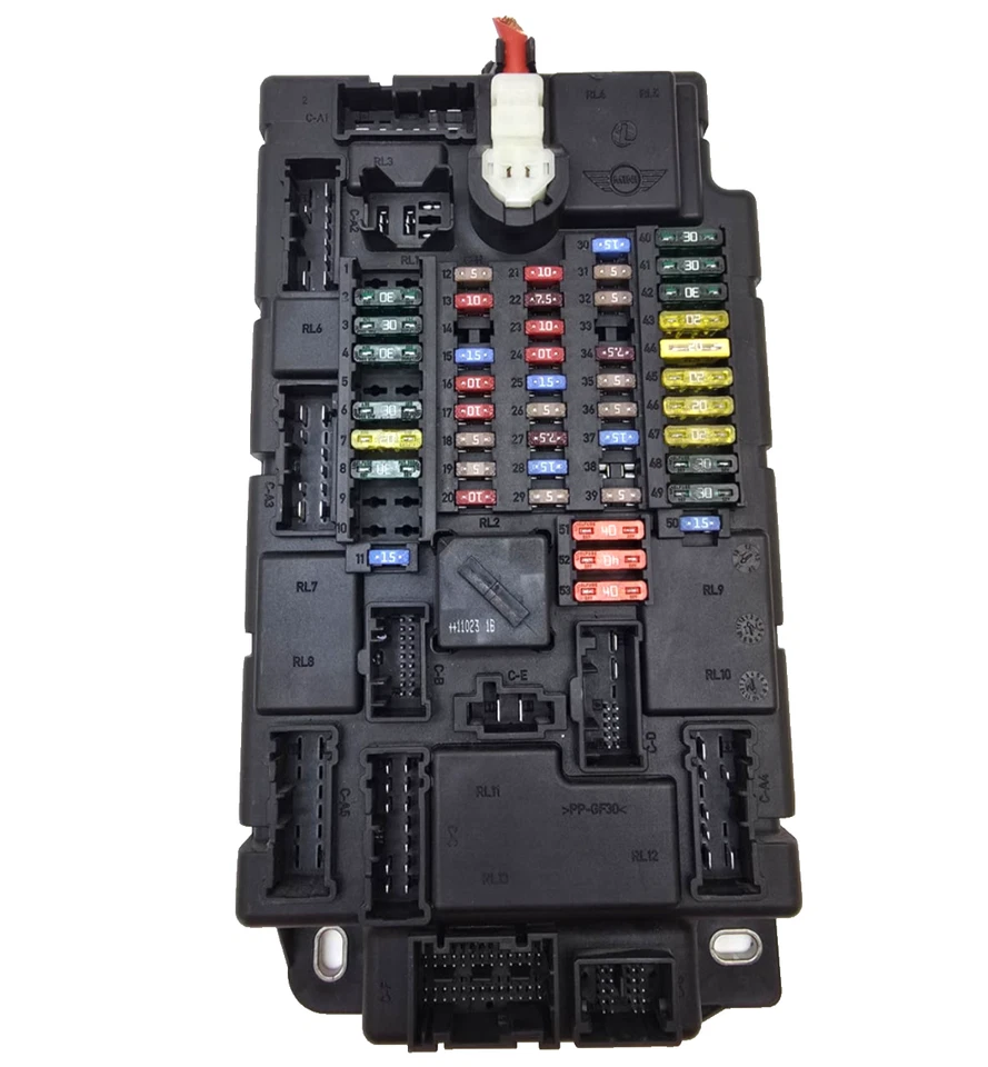 Caja de alimentación de relé de fusibles Mini Cooper S R56 2011-2013 BCM 61.3457414-01 Foto 1 de 3