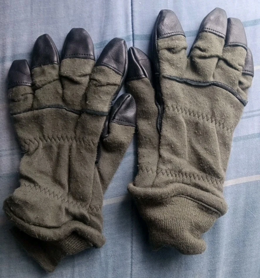  GUANTES MILITARES USGI CLIMA FRÍO VERDE/NEGRO INTERMEDIO Talla 6 Foto 1 de 2