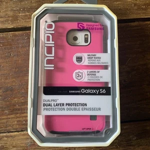 Incipio Dualpro Hard Shell Case with Silicone Core for Samsung Galaxy S6 - Pink - Picture 1 of 3