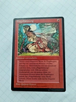 MTG Earthbind (Flugellahmung) German FBB Regular Miscut - Uncirculated - Image 1 of 3