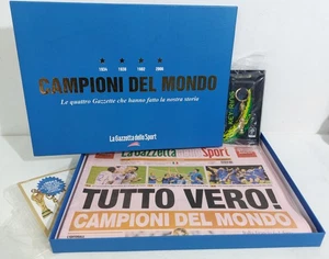 80690 CAMPIONI DEL MONDO Le Quattro Gazzette che hanno fatto la nostra storia - Picture 1 of 6