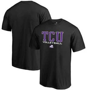 Men's Black TCU Horned Frogs Team Unity Volleyball T-Shirt - Picture 1 of 3