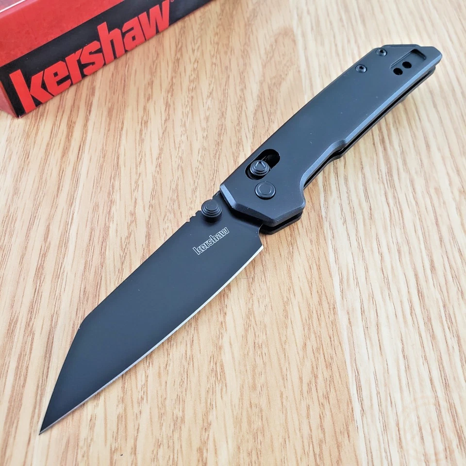 Kershaw Mini Iridium DuraLock Aluminum Folding Reverse Tanto Knife 2051RBLK