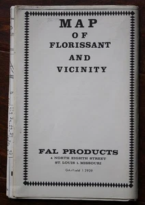 1960s Era Florissant Missouri Grandview Plaza map Shell Conoco Texaco Sinclair - - Picture 1 of 1
