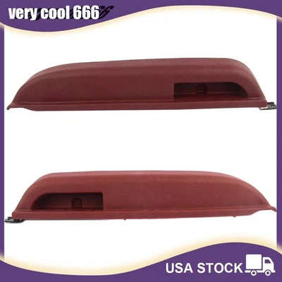 2x Apoyabrazos de puerta delanteros diestros y diestros para Chevy Blazer C/K1500 C/K2500 90-94 GMC Yukon rojo Foto 1 de 4