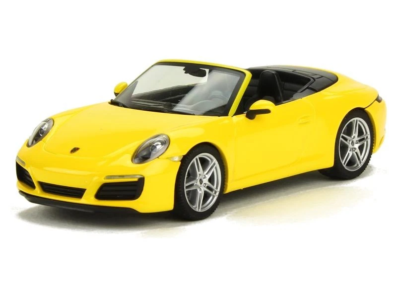 ZE515 HERPA 1/43 Porsche 911 Carrera Cabriolet Jaune Ref ?? NB