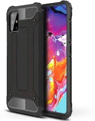 SBOX Funda blindada resistente a prueba de golpes para Samsung Galaxy A51 4G A71 4G