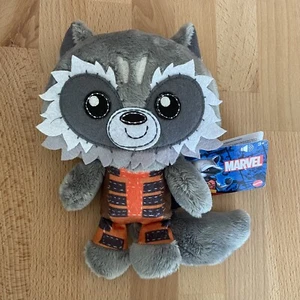 Mattel Marvel Rocket Raccoon Guardians of the Galaxy Talking 7” Plush New - Picture 1 of 2