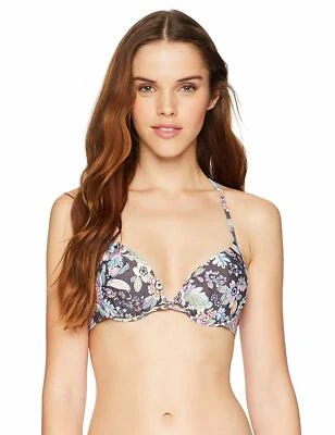 Traje de baño Reef Junior's Gardenia Wrap Halter gris talla mediana Foto 1 de 4