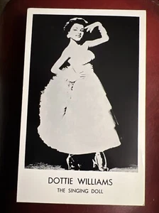1940’s Dottie Williams The Singing Doll Autographed Promo Postcard - Picture 1 of 2