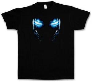 MARK II ARMOR EYES T-SHIRT - Tony Stark Iron Arc Reactor Sign III 3 Man T-Shirt - Picture 1 of 2