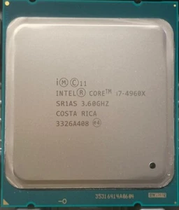 Intel Core i7-4960X 3.6GHz 6-Core 15MB LGA2011 130W SR1AS CPU Processor - Afbeelding 1 van 2