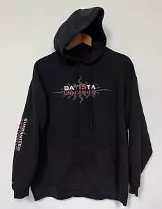 Sudadera con Capucha Vintage WWF WWE Grande/XL Gráfica BATISTA Desatada MUY RARA - Imagen 1 de 20