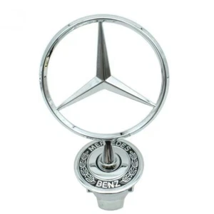 Hood Emblem Stern Logo Für Mercedes Benz W203 W204 W205 W211 W212 W213 W221 W222 - Picture 1 of 13
