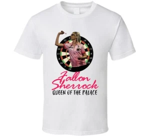 Fallon Sherrock Queen Of The Palace Pro Darts Champion Fan T Shirt - Picture 1 of 1