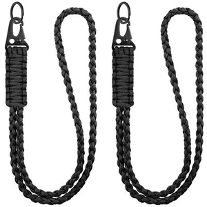 Heavy Duty Neck Lanyard Keychain for Men Women Outdoor with HK Clip Key Ring - Picture 1 of 7