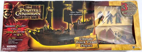Zizzle Pirates of the Caribbean 3 At Worlds End Ultimate Black Pearl Playset NEW Cover