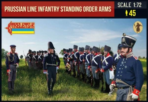 STRELETS 1/72 – 211 Napoleonic Prussian Line Infantry Standing Order Arms - Picture 1 of 1
