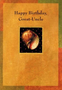 Tarjeta náutica de FELIZ CUMPLEAÑOS PARA TÍO ABUELO, Sea Shell de Hallmark + Sobre - Imagen 1 de 5