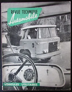 ANCIENNE REVUE TECHNIQUE AUTOMOBILE N° 183 bis de 1961  VÉHICULES UTILITAIRES - Picture 1 of 2