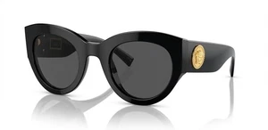 VERSACE VE4353 GB1 87 Black Grey 51 mm Women's Sunglasses - Picture 1 of 4