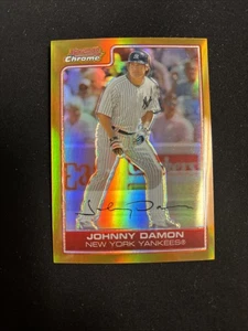 2006 Bowman Chrome Gold Refractor #88 Johnny Damon /50 - Picture 1 of 2