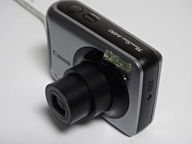 Canon PowerShot A490 10.0MP Compact Digital Camera Silber  Getestet -  mit OVP - Bild 1 von 4