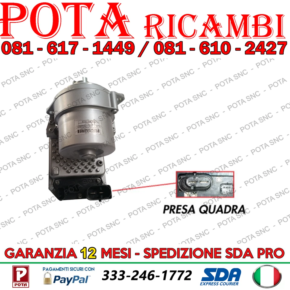 Motorino Elettrico - Scatola Sterzo Peugeot 207 Presa Singola dal 2007 al 2009 - Immagine 1 di 1