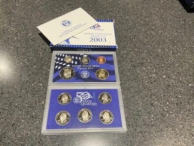 2003-S Proof Set United States US Mint Original Government Packaging Box - Image 1 of 2
