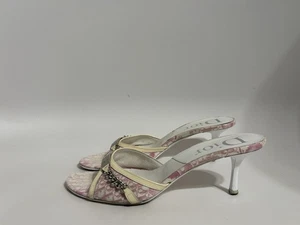 Vintage Christian Dior by John Galliano Pink Monogram Heels 38,5 - Bild 1 von 11