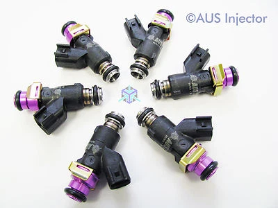 Set of 6 AUS Injectors 450 cc 43 Lb HIGH FLOW fit FORD MUSTANG V6 4.0L [E6-0] - Image 1 of 4