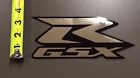 Suzuki Racing GSX-R 8" Decal Sticker GSXR 750 600 1000 Motorcycle Chrome Black