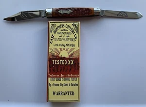 RARE 1 OF 50 CASE CLASSIC XX USA ROGERS BONE JUMBO MOOSE KNIFE 1990 MINT RMBC - Picture 1 of 19