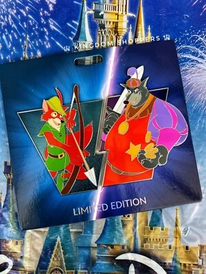 Prendedor 2024 Disney MOG WDI Mickeyys Glendale héroes vs villanos Robin Hood LE400 D23 Foto 1 de 2
