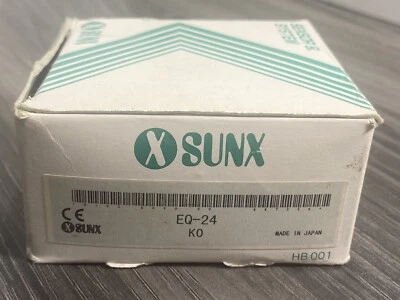 Sunx EQ-24 фотоэлектрический диффузный датчик фокусировки регулируемый диапазон 30-200 мм - США - Изображение 1 из 4