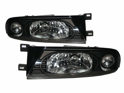 Faro transparente Altima U13 primera generación 92-97 sedán 4D negro para NISSAN LHD Foto 1 de 4