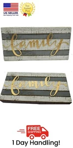 Family Wooden Deocr Sign Free Shipping!  - Picture 1 of 2