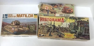 3 kits de modelos de la Segunda Guerra Mundial solo piezas incompletas - Imagen 1 de 2