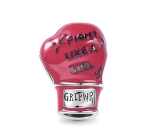 Boxing Glove Charm For bracelet Sterling silver 925 - Picture 1 of 5