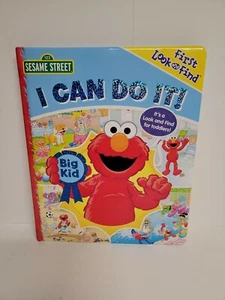 Sesame Street I Can Do It!  First Look and Find Soft Book for Toddlers Elmo Kids - Picture 1 of 10