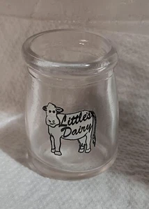 Creamer Littles  Dairy Cow Glass Milk Dairy - Imagen 1 de 1