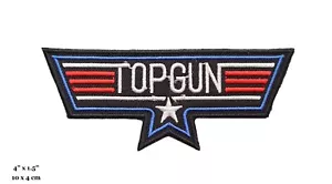 Top Gun Film Logo bestickt aufbügeln Aufnäher - Bild 1 von 2