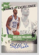 2006-07 Topps Marks of Excellence Shelden Williams #ME-SW Rookie Auto RC
