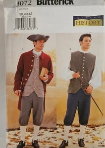 Disfraz Butterick 3072 patrón de costura adulto talla 38, 40, 42 nuevo sin cortar - Imagen 1 de 3