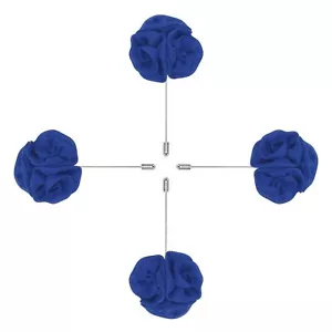 4 Pcs Groom Boutonnieres Rose Boutonnieres Pins for Men Wedding Ceremony Anni... - Picture 1 of 7
