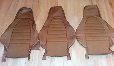 Porsche 911 Carrera 930 seat covers upholstery nos cinnamon & shetland cloth - Изображение 1 из 4