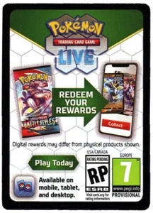 Pokemon TCG Online Unused Code Cards Sent By Message - Picture 1 of 1