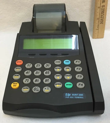 Lip Nurit 2085 POS EDC Terminal Máquina de Tarjetas de Crédito Lector Impresora de Recibos Foto 1 de 4